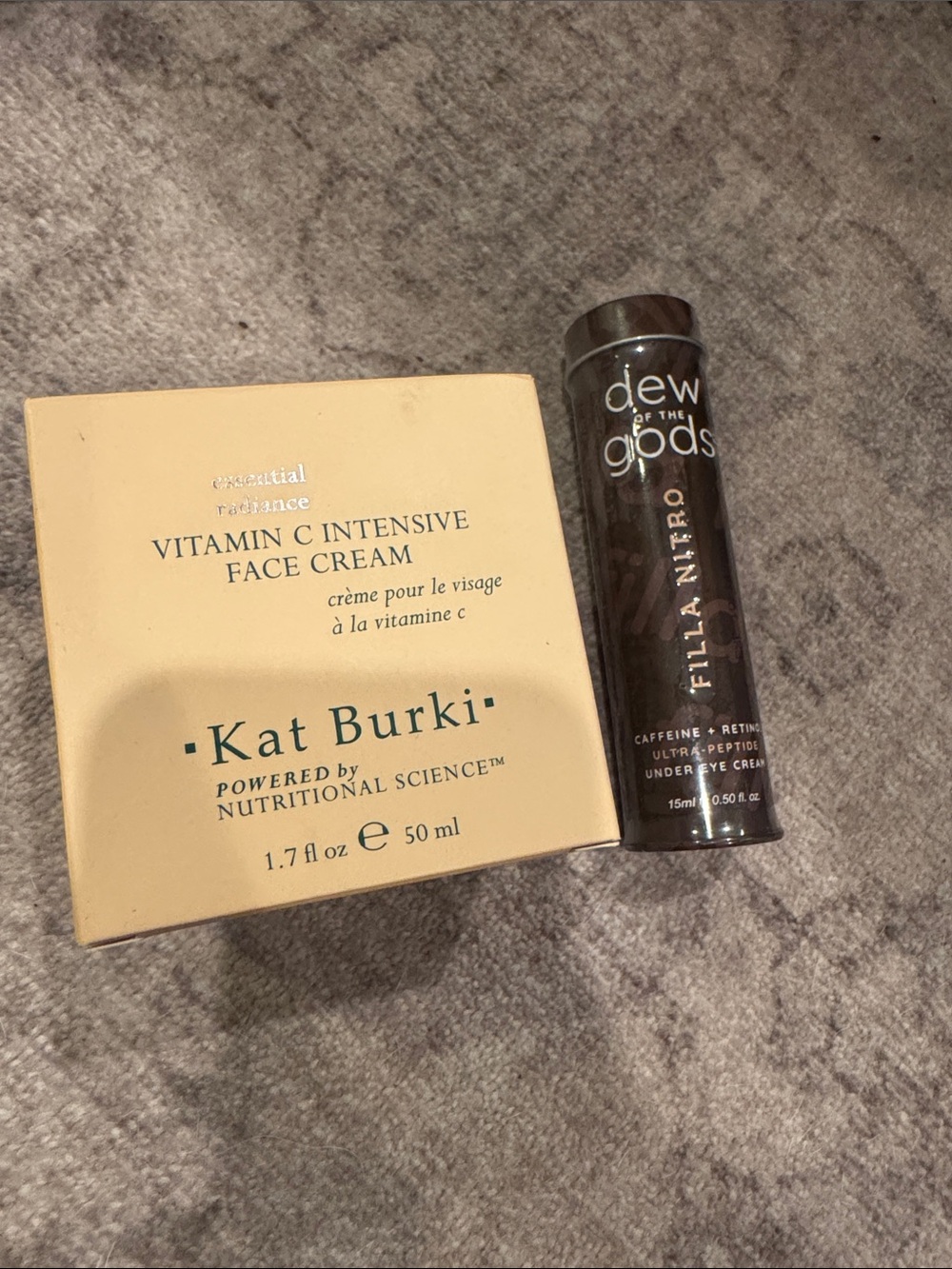 Bundle: vitamin c intensive cream and dew of the gods eye cream